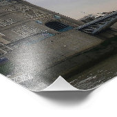 Foto Print mit Tower Bridge über die Themse (Ecke)