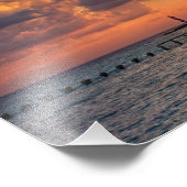 Foto Print - Sonnenaufgang in Cancun, Mexiko (Ecke)