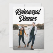 Foto Probe Abendessen Einladung (Vorderseite)