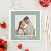 Foto Probe Abendessen Eukalyptus Serviette (Beispiel)