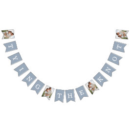 Foto Probe Dinner Blaue Jagdfahnen Wimpelkette