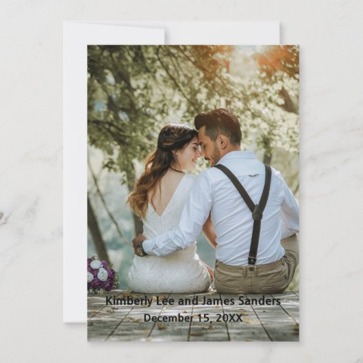 Foto Probe Dinner Einladung (Rückseite)