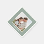 Foto Probe Dinner Eukalyptus Napkins Serviette (Ecke)