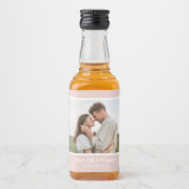 Foto Probe Dinner Rosa Alkoholflaschenetikett (Vorderseite)