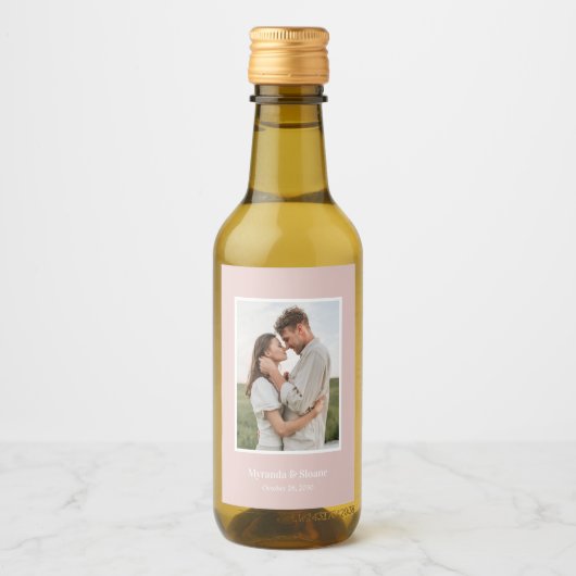 Foto Probe Dinner Rosa Weinetikett (Vorderseite)