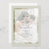 Foto Probe & Probe Abendessen Einladung (Vorne/Hinten)