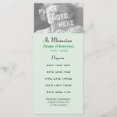 Foto-Programmkarte für den Memberservice Programm (Vorderseite)