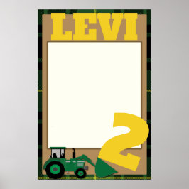 FOTO PROP FRAME - TRACTOR THEMA POSTER