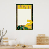 FOTO PROP FRAME - TRACTOR THEMA POSTER (Küche)