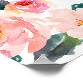 Foto Prop. für das florale Brautparty Poster (Ecke)