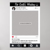 Foto-Prop für Social Media-Frame-Party Poster (Vorne)