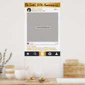 Foto-Prop für Social Media-Frame-Party Poster (Küche)