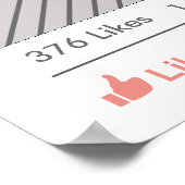 Foto-Prop für Social Media-Party Poster (Ecke)