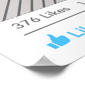 Foto-Prop für Social Media-Party Poster (Ecke)