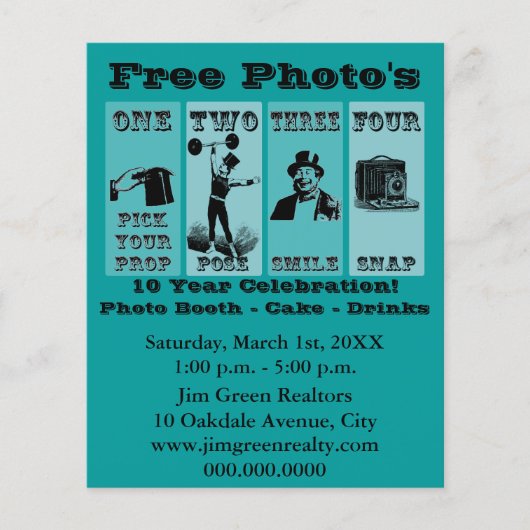 Foto Prop Sign Flyer (Vorne)