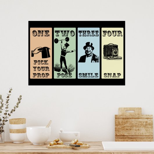 Foto-Prop-Zeichen Poster (Küche)