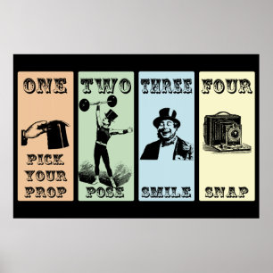 Foto-Prop-Zeichen Poster