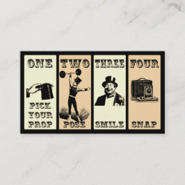 Foto-Prop-Zeichen Visitenkarte