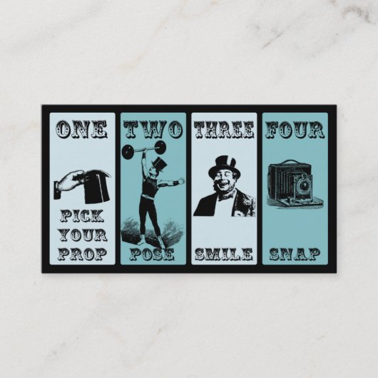 Foto Prop-Zeichen Visitenkarte (Vorderseite)