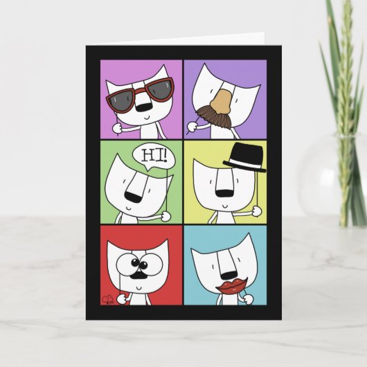 Foto Props Katzen Karte (Vorderseite)
