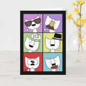 Foto Props Katzen Karte (Gelbe Blume)