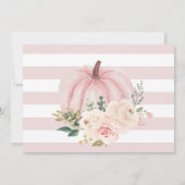 Foto Pumpkin Birthday Dankeschön Karte (Rückseite)