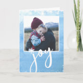 Foto Pure Joliday Feiertagskarte (Vorderseite)