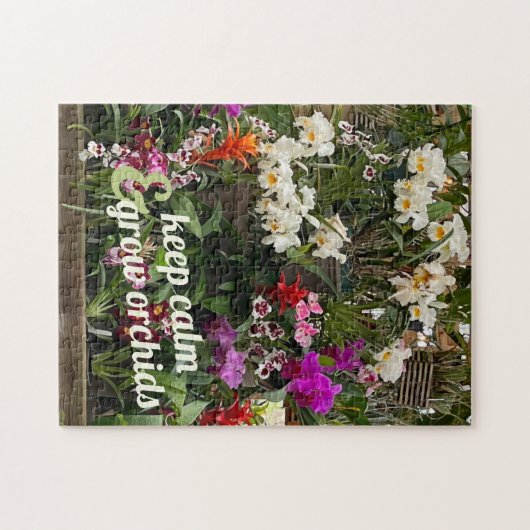 Foto-Puzzle behalt Calm & Grow Orchids Puzzle (Horizontal)