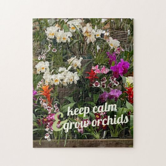 Foto-Puzzle behalt Calm & Grow Orchids Puzzle (Vertikal)