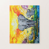 Foto Puzzle mit Geschenkboxen (Vertikal)