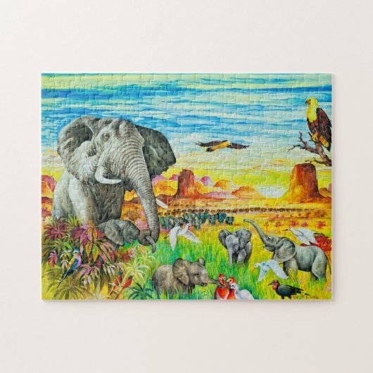 Foto Puzzle mit Geschenkboxen (Horizontal)