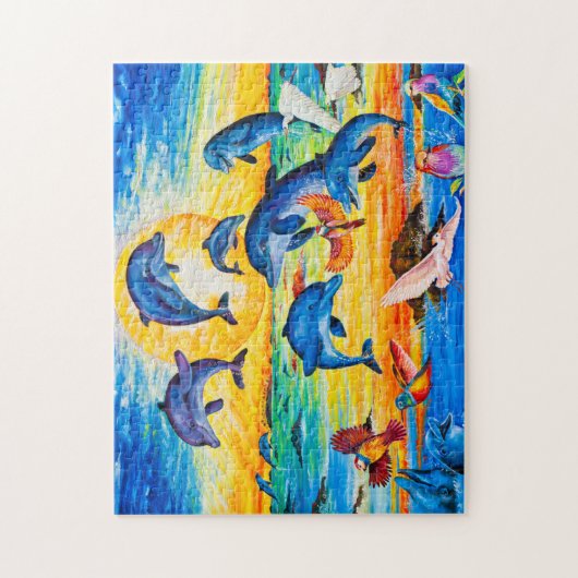 Foto Puzzle mit Geschenkboxen (Vertikal)