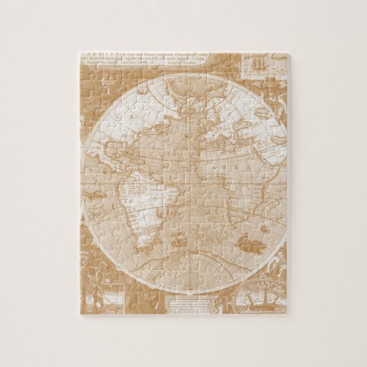 Foto Puzzle Old World Map (Vertikal)