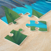 Foto-Puzzles mit leuchtenden Tiger-Profilen Puzzle (Seite)