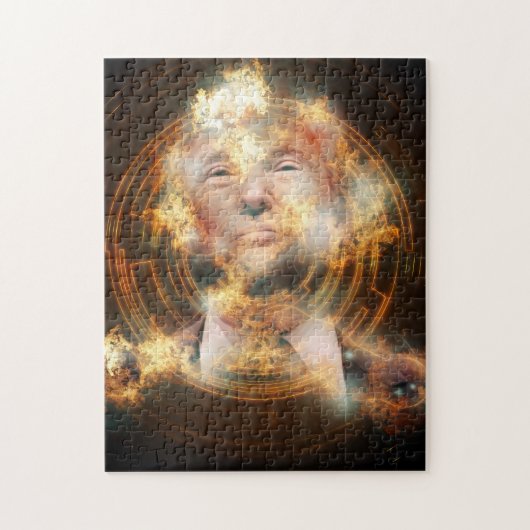 Foto-Puzzlespiel Donald Trump 11x14 mit Puzzle (Vertikal)