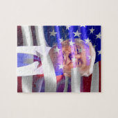 Foto-Puzzlespiel Donald Trump 8x10 mit Puzzle (Horizontal)
