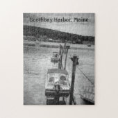 Foto-Puzzlespiel w/Box Dockside Boothbay Puzzle (Vertikal)