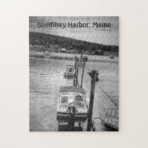 Foto-Puzzlespiel w/Box Dockside Boothbay