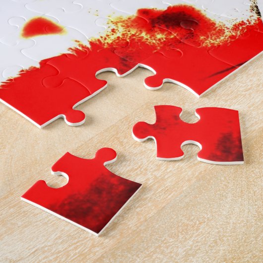 Foto-Puzzlespiel Zombie-Sankt 8x10 mit Puzzle (Seite)