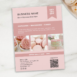 Foto QR Bäckerei Rosa Flyer