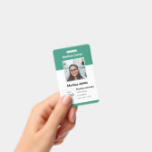 Foto QR Code Abzeichen Ausweis (Handheld)