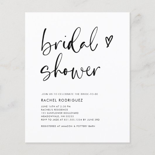 Foto-QR-Code-Brautparty (Vorderseite)