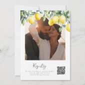 Foto QR Code Brautparty Einladung (Rückseite)