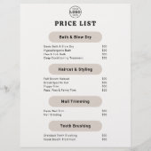 Foto QR Code Brown Flyer (Hinten)