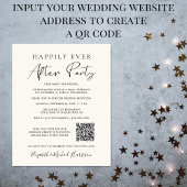 Foto QR Code Budget Hochzeitsempfang Einladung