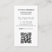 Foto QR Code Business Card Visitenkarte (Rückseite)