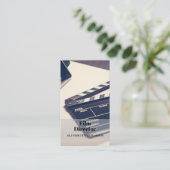 Foto QR Code Business Card Visitenkarte (Stehend Vorderseite)