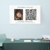 Foto QR-Code Business Company Large Banner (Messeveranstaltung)