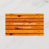 Foto QR-Code des Holzschiffbauers Visitenkarte (Vorderseite)