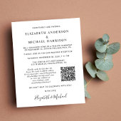 Foto QR Code Einladung zur Hochzeitsempfehlung